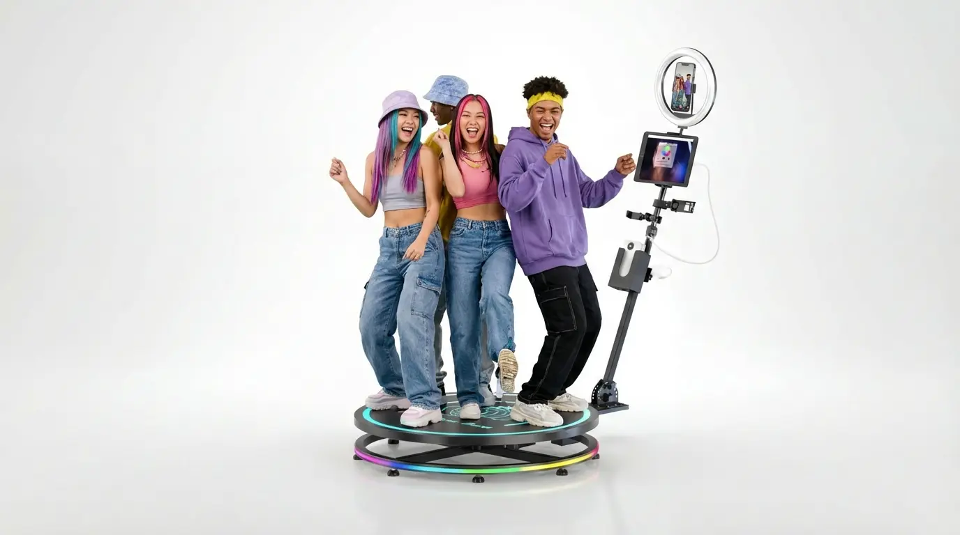 Birthday party 360 video moment